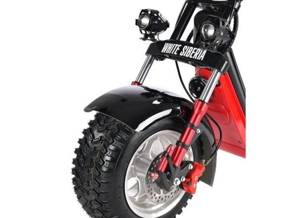 Электроскутер White Siberia PRO 2500W 60v21ah